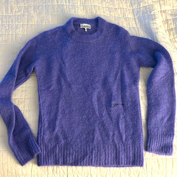 Ganni Brushed Alpaca Sweater - Picture 2 of 5